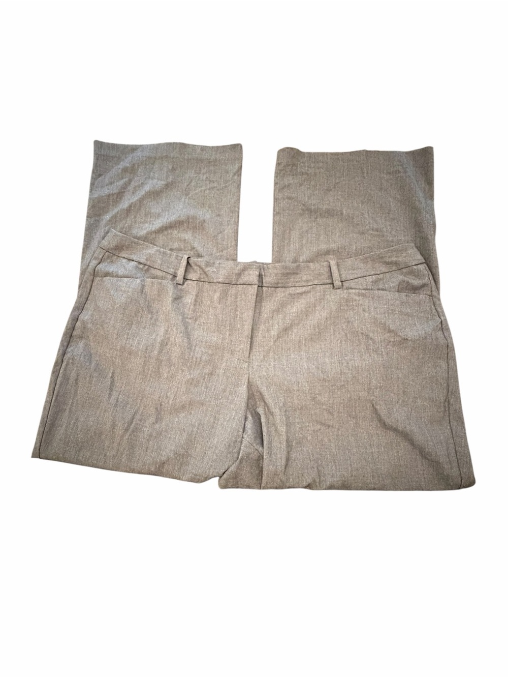 Lane Bryant Dress Pants The Houston Womens 26R Plus Wide Leg Grey Office Stretch